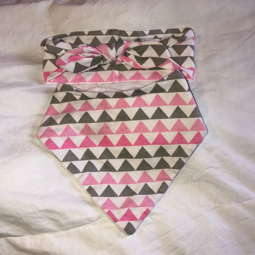 Bib and headband set